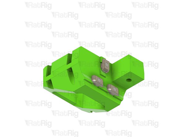 Insert each M6x12 cap head screw into the lead screw motor cage as shown