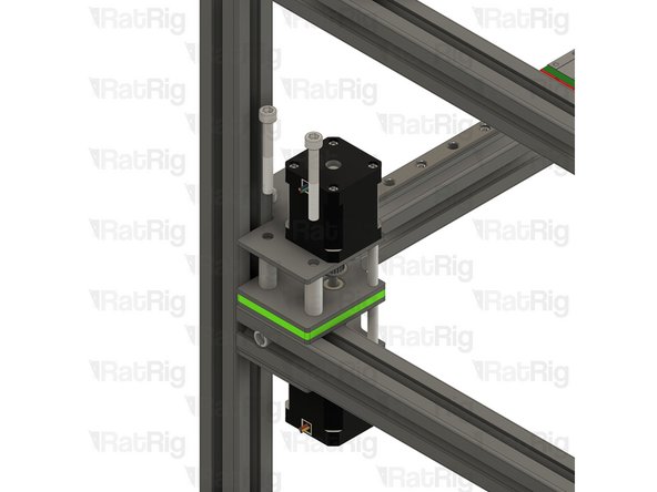 Insert the spacer between the plates and align it with the holes