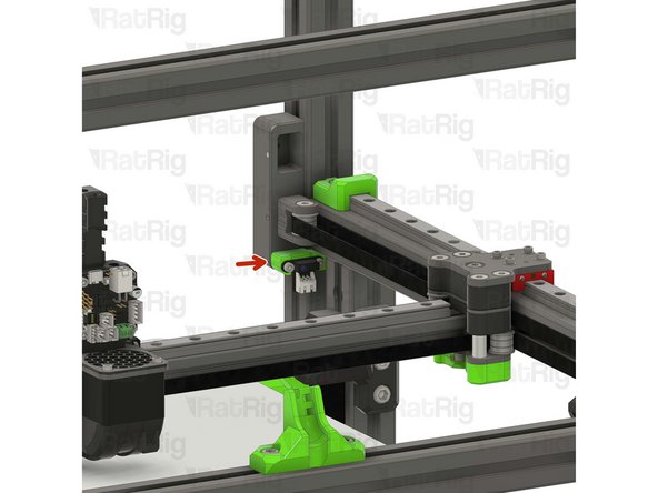 Tighten the M6x12 screw to secure the Y endstop mount.