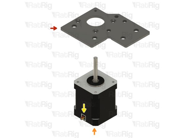 1x Rat Rig V-Core 4.0 - Motor Plate - Lower Left v1.0