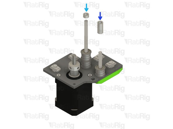 F695ZZ Ball Bearing (Flange at the bottom)