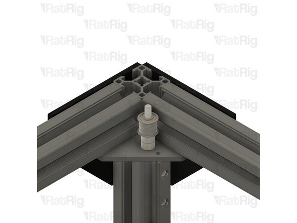 Install the following components in the order shown in the image