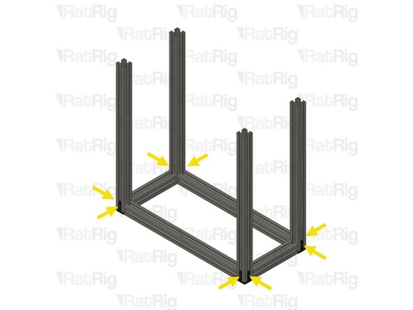 4x T-Slot extrusion 3030 - 448mm