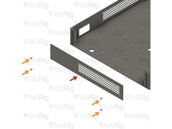 4x M3x6 Countersink Screw