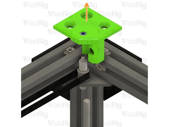 Remove the CoreXY idler printed part