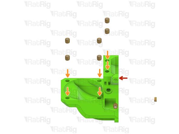 1x rr_toolhead_vc3_back_beta2 printed part