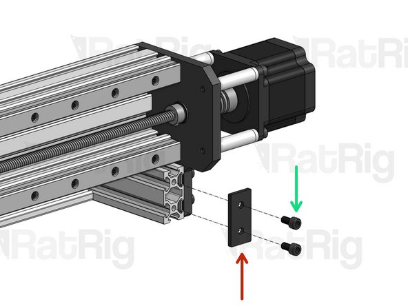 Cover the 3 exposed tips of the 2040 profiles on your frame with end caps.