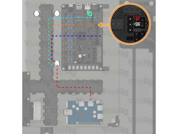 Connect the VAOC camera cable to any available USB port.