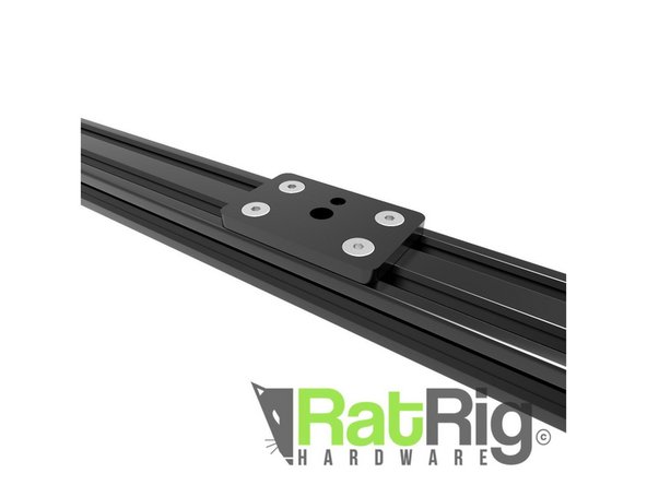 Fasten the screws into the t-nuts.