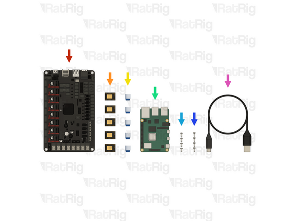 1x BIGTREETECH Octopus v1.1 motherboard (SKU: HW2832EC)