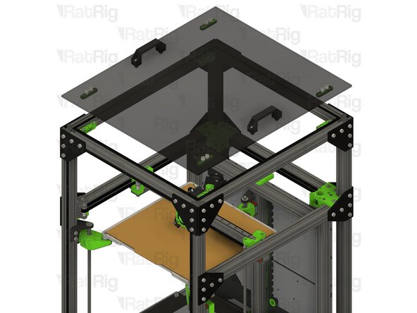 Top panel assembly from Step 11