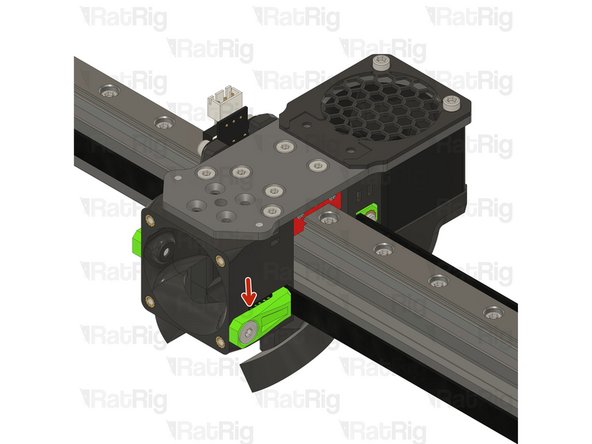 Repeat Steps 53 and 54 to attach the other belt