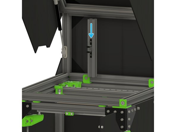 Check that the grub screws on the inside corners are retracted to allow installation into the 3030 extrusion.