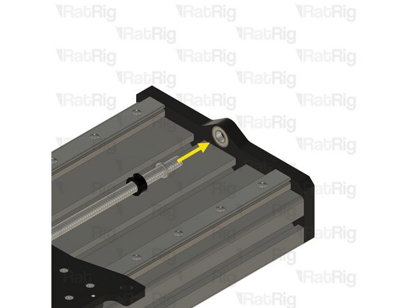 Slide the Lock Collar on to the Lead Screw