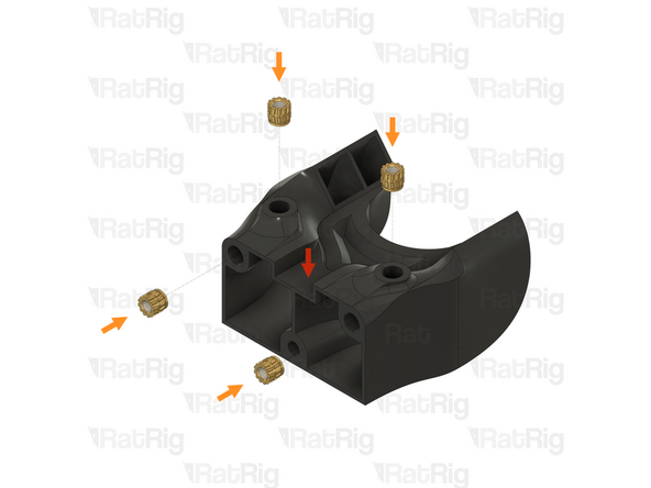 1x IDEX duct assembly from the previous step