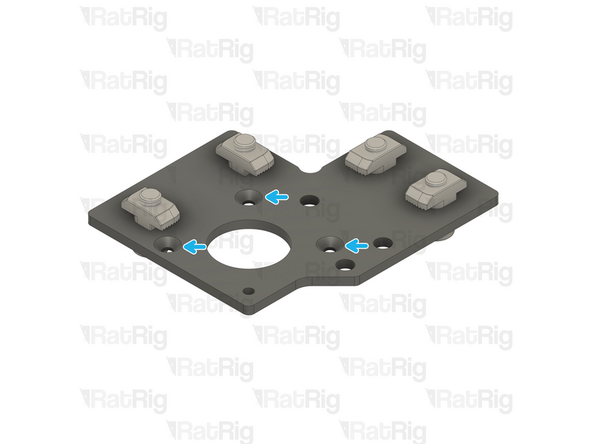 Rat Rig V-Core 4.0 - Motor Plate - Lower Right v1.0