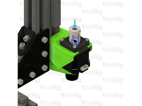 Take care not to over tighten the M3x18 screws as you can damage the printed parts