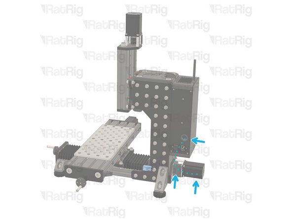 Route the Y-steppers cables as shown in the picture.