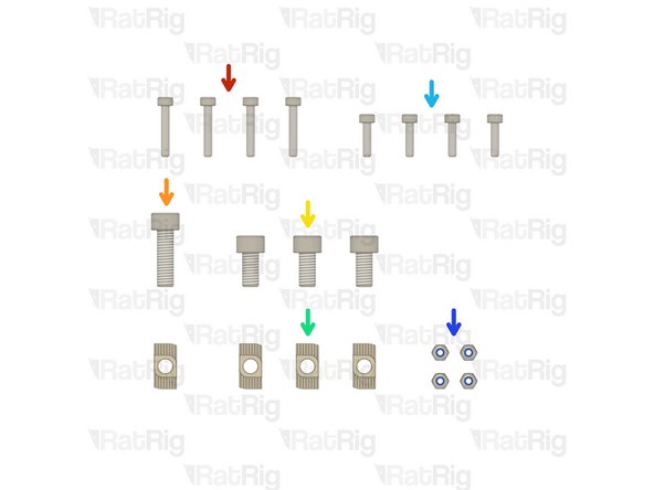 4x M3x18 Cap Head Screw