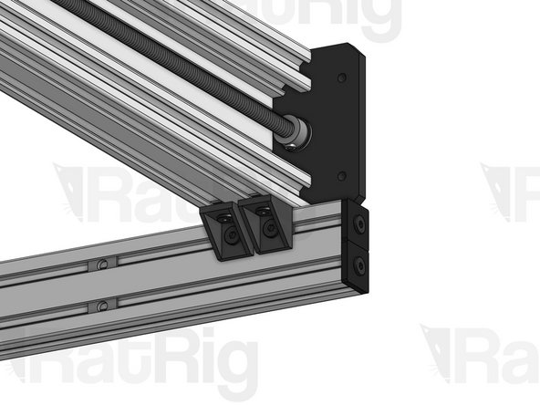Do not fully tighten the Cast Corners at first. Leave them slightly loose and make sure your frame is perfectly square first. Squareness is really important - get a friend's help if you can. Best way to check squareness is to measure the diagonals of the rectangle formed by the 4 profiles. They should have the exact same length.