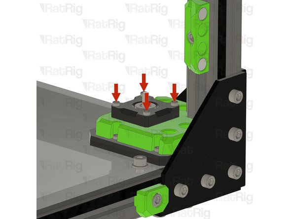 Remove the four M3x18 Cap Head Screws