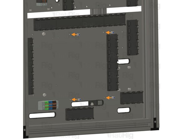 4x Hex Locking Nut - M4