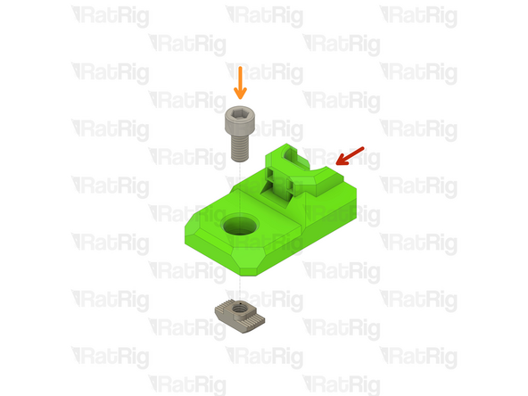 electronics_wire_guide_rear Printed Part