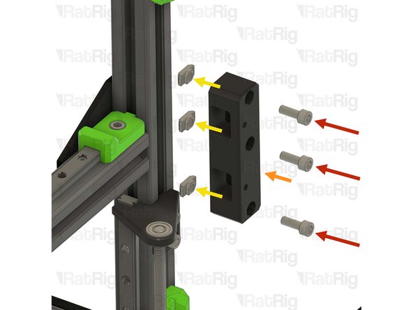 3x M6x16 cap head screws