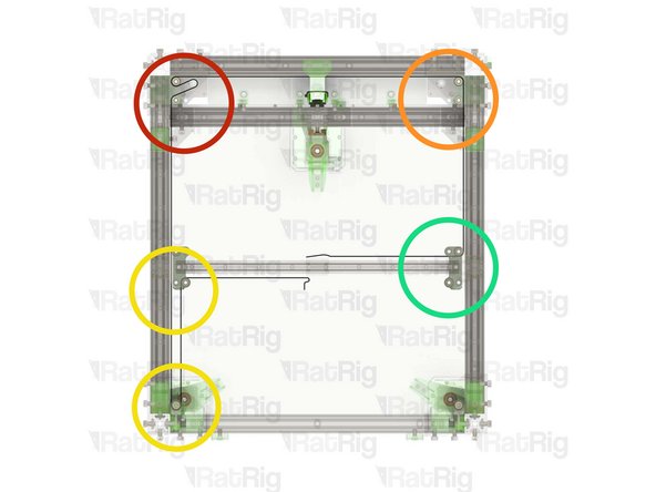 Ensure the belt teeth are facing the stepper motor pulleys