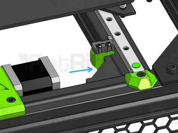 Tighten the Cap Head Screw M5x12mm to lock the part in place.