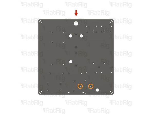 1x Electronics enclosure base panel