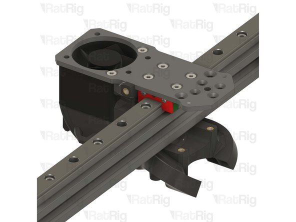 Pay special attention to the fan airflow, it should blow the air towards the cooling duct. Most fans have a small arrow indicating the airflow.