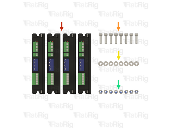 4x Stepper driver - OMC DM542T