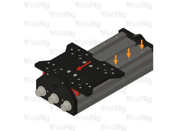 While the second linear rail remains loose, the Z plate should move smoothly without resistance. If you experience any binding or drag, slightly loosen the carriage screws, as they may be overtightened.