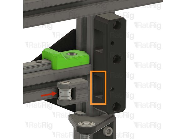 Front tensioner arm assembly