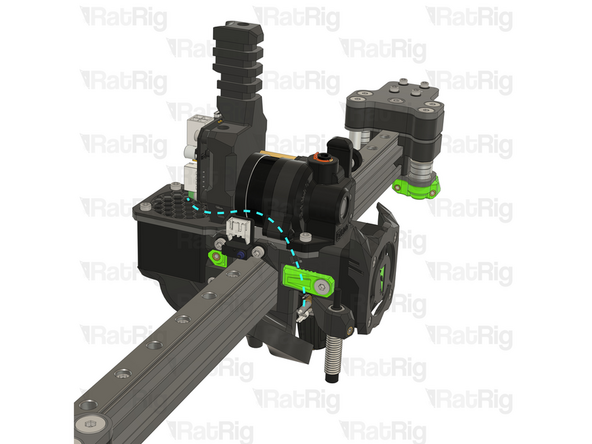 Hotend Heater - Shown in red