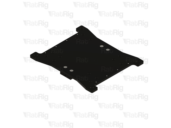 Ensure that the X gantry plate is not mistaken for the Y gantry plate. The X gantry plate features M3 threaded holes along its edges, whereas the Y gantry plate does not.