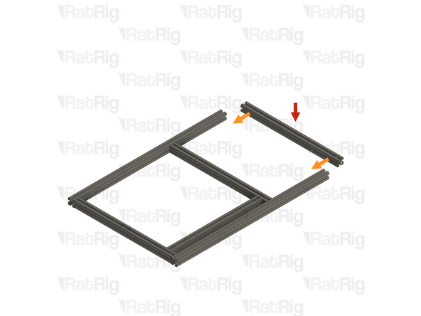 T-Slot 3030 Milled Extrusion - 475mm with Quick Connectors from step 9