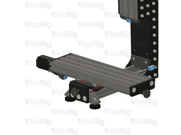 Carefully place the X axis on the Mill, aligning the X and Y joiner plates as shown.