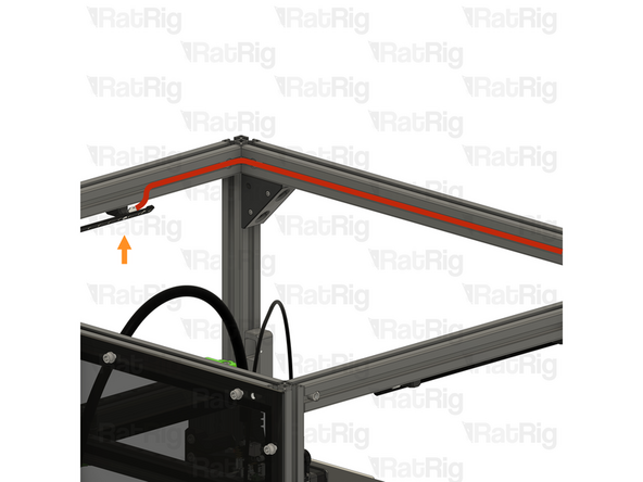 Rat Rig V-Core 4.0 LED strip assembly - Right side