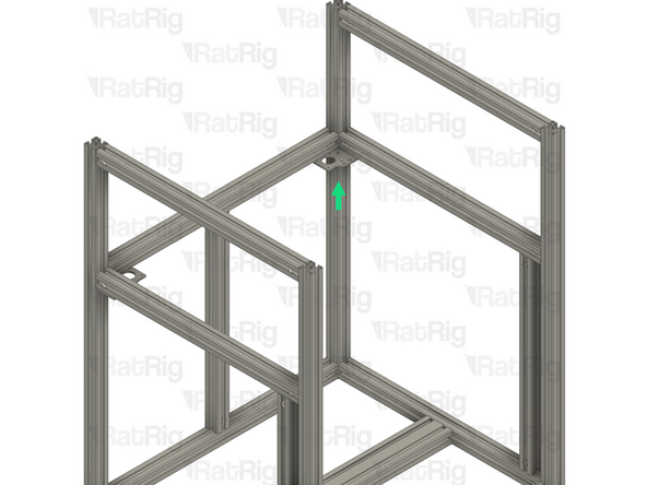 Raise the plate upwards until it touches the extrusions above