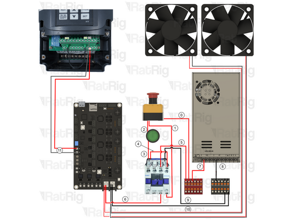 Take your time to double-check all the connections previously made.