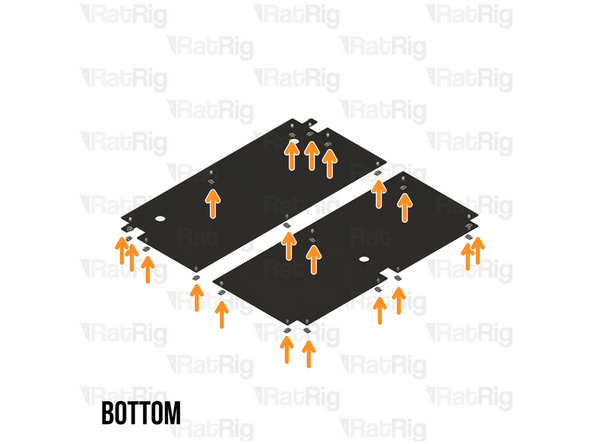 Loosely thread the 3030 T-Nuts onto the M6x12 screws. Do not tighten them at this point.