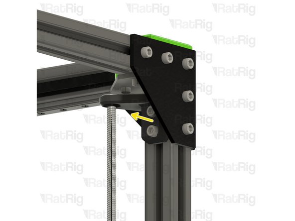 Loosen, but do not remove the two marked M6x12 screws