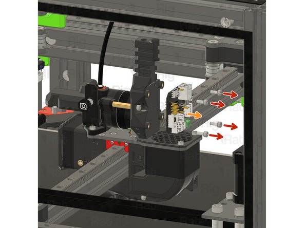 Remove the M3x8 Cap Head Screw.