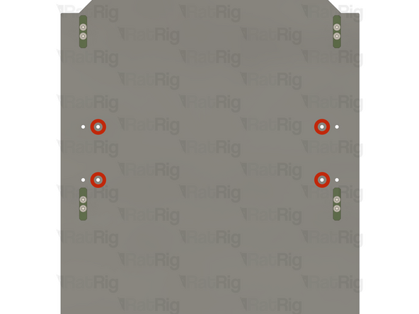 Drill all four marked holes using a sharp 6.5mm twist drill