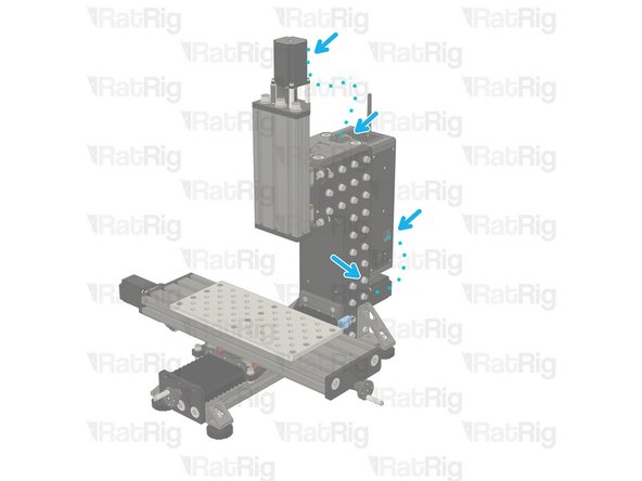 Route the Z-stepper wires as shown in the picture.