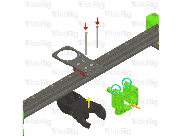2x M3x50  Countersink Screw