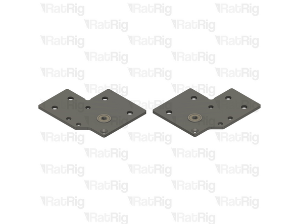 Ensure the bearing flange is on the same side as the countersink bore.