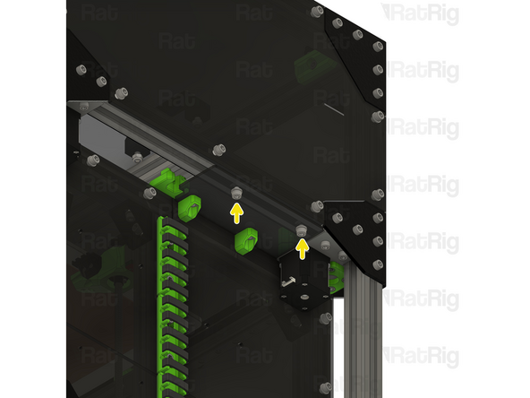 The M6 Cap Head Should be inserted inside the shelf_support printed part